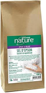 Sel d'Epsom Sulfate Magnésium - 500g pour un bien-être optimal