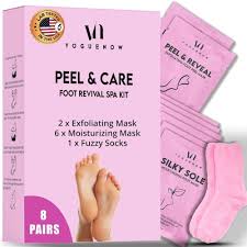 Kit Spa Hydratants Chaussettes Pelucheuses pour des Pieds Doux et Sains