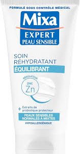 Crème Réhydratante Mixa Expert pour Peau Sensible
