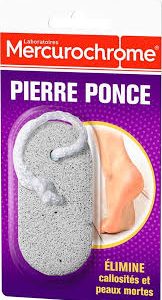 Pierre Ponce Mercurochrome - Lot de 2 pour des pieds sains