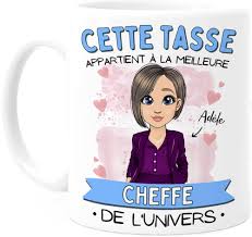 Tasse Chefin Personnalisée - Un Cadeau Unique pour les Leaders