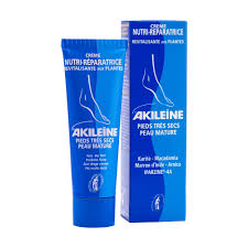 AKILEÏNE® Crème Nutri Réparatrice pour Pieds Secs - Soin Intensif
