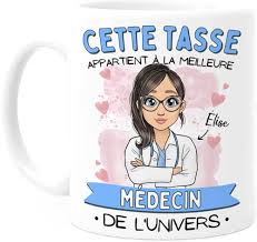Cupdarling® Tasse Personnalisable - Le Cadeau Idéal pour Médecins