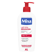 Crème Réparatrice Mixa Lait Cica 400ml - Soin Apaisant et Nourrissant